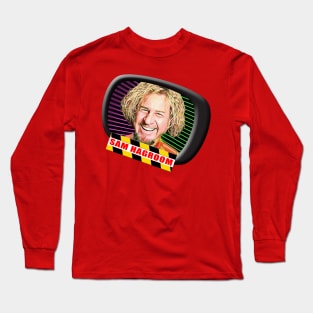 Sammy Hagar / Max Headroom Mashup Long Sleeve T-Shirt